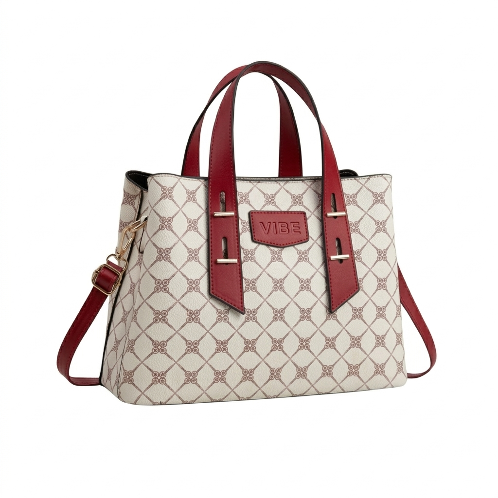 Bolsa Feminina de Mão e Transversal Luxo - Estampa Monograma Premium