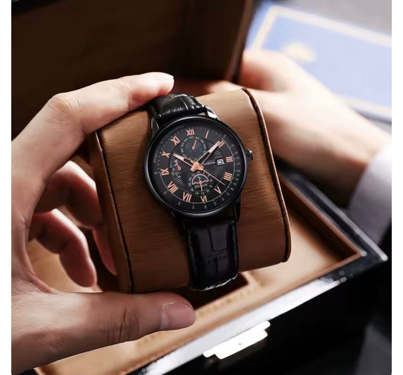 Relógio Masculino Social Elegante – Design Moderno e Luxuoso