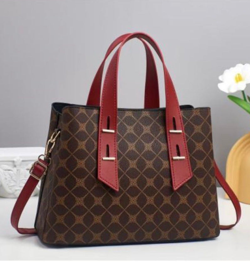 Bolsa Feminina de Mão e Transversal Luxo - Estampa Monograma Premium
